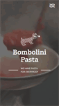 Mobile Screenshot of bombolinipasta.com